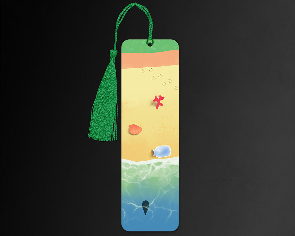 Metal Bookmarks - Animal Crossing Beach