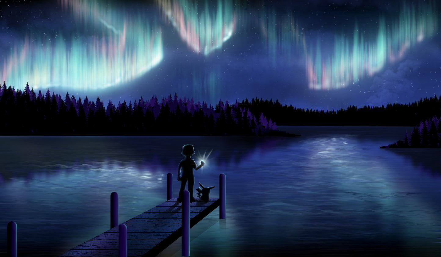 Aurora Dreams Deskmat