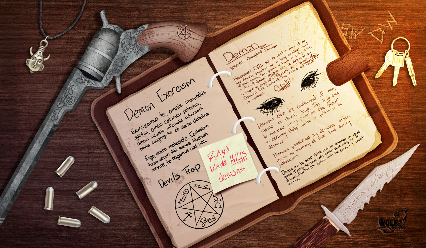 Dealing with Demons Deskmat