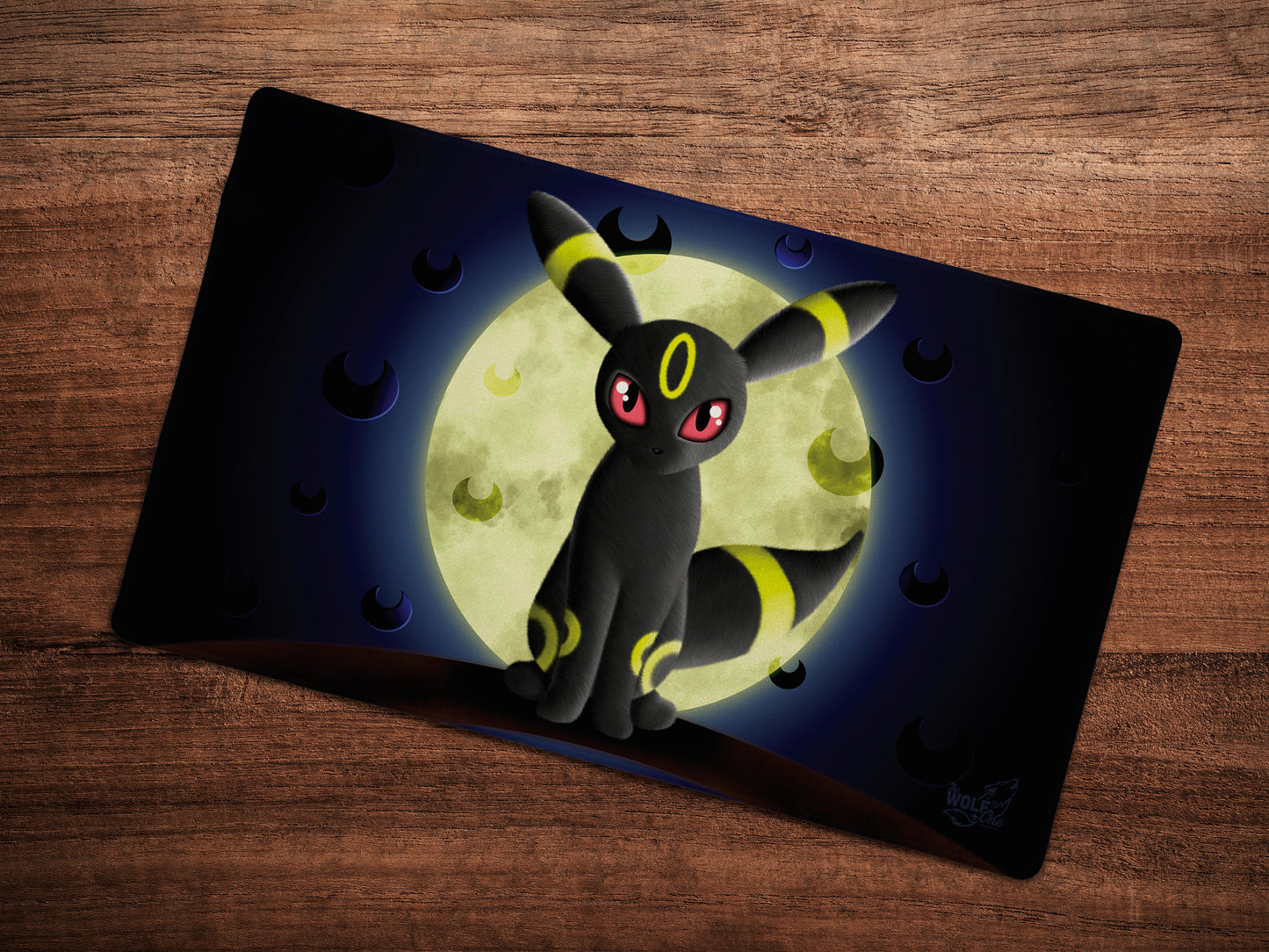 Fluffy Umbreon Deskmat
