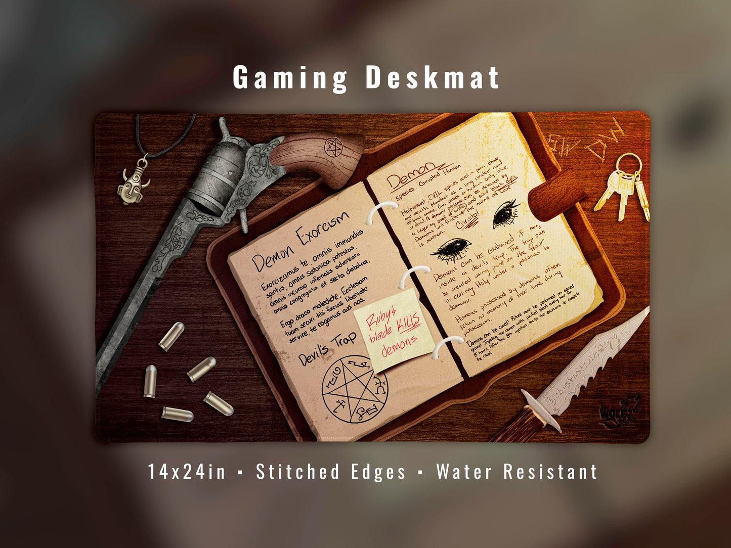 Dealing with Demons Deskmat