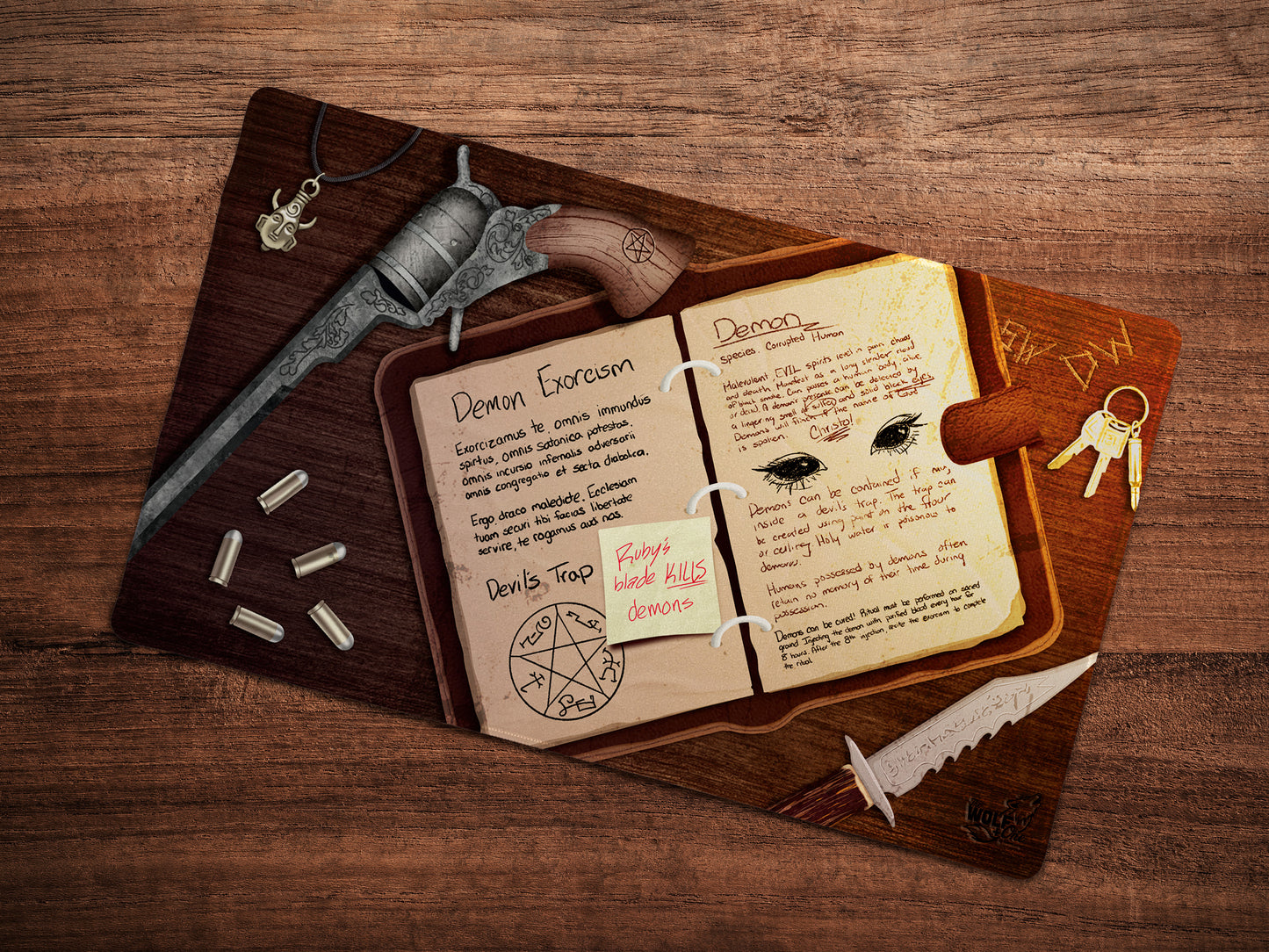 Dealing with Demons Deskmat