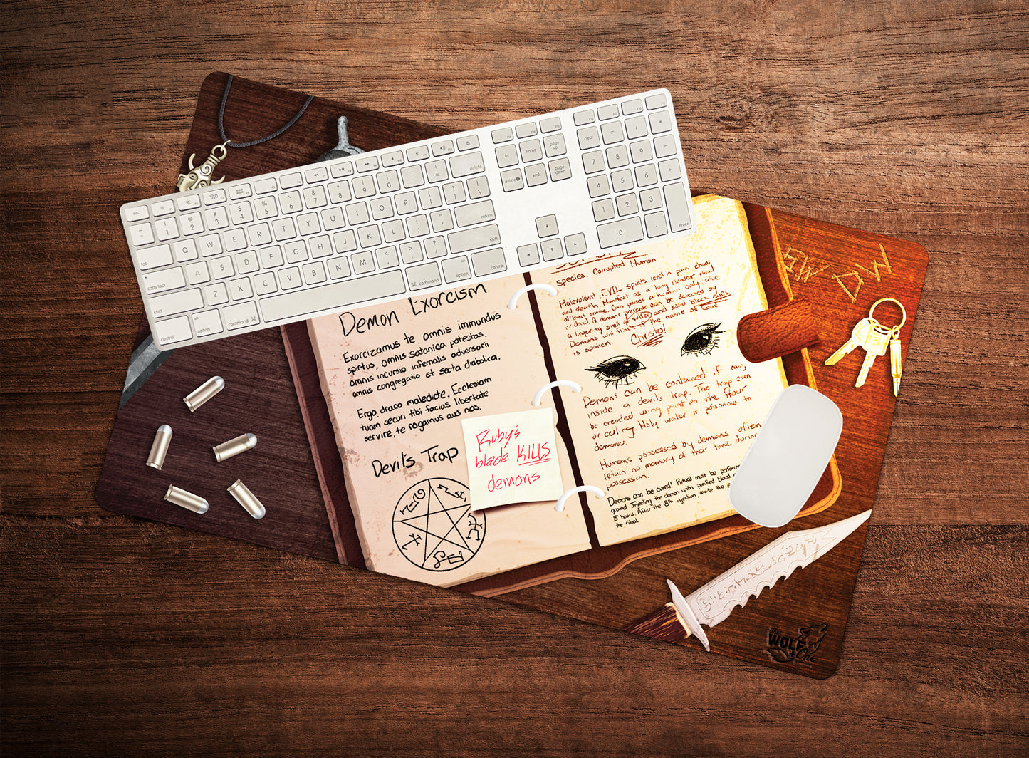 Dealing with Demons Deskmat